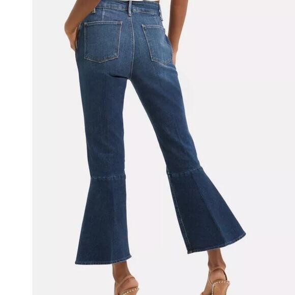 FRAME Flounce Side Zip Jeans‎ Size 32 Delavan Wash - Picture 3 of 9